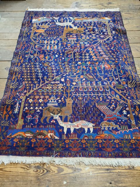 Afghan Animal Pictorial rug